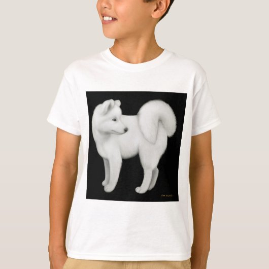Samoyed Dog Kids Sweatshirt T-Shirt (Vorderseite)