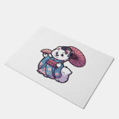 Samoyed Dog Kimono Fußmatte (Schrägansicht)