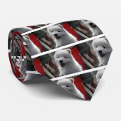 Samoyed Dog Krawatte (Gerollt)