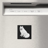 Samoyed Dog Magnet (In Situ (Geschirrspüler))