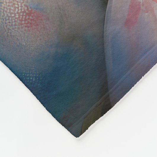 Samoyed Dog mit Ostereier Urlaub Fleecedecke (Ecke)