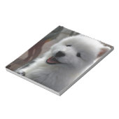 Samoyed Dog Notizblock (Rotiert)