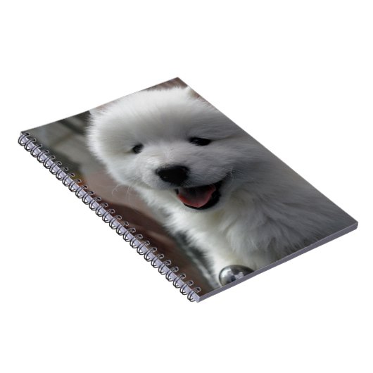Samoyed Dog Notizblock (Rechte Seite)