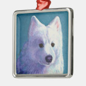 Samoyed Dog Ornament - "Buddha" (Links)