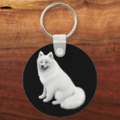 Samoyed Dog Schlüsselanhänger (Vorderseite)