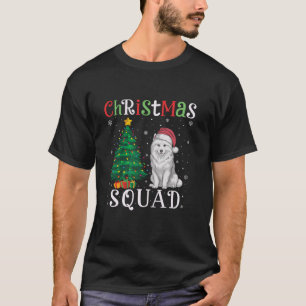 Samoyed Dog Squad Boys Girls Kinder Weihnachtsbaum T-Shirt