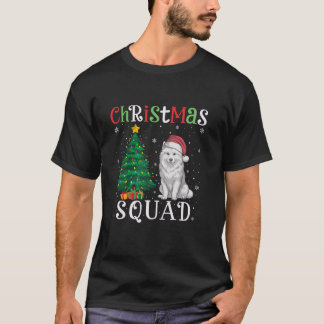 Samoyed Dog Squad Boys Girls Kinder Weihnachtsbaum T-Shirt