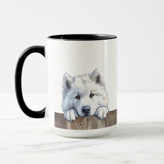 Samoyed Dog Tasse (Links)
