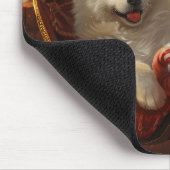 Samoyed Dog Weihnachtsfest Mousepad (Ecke)