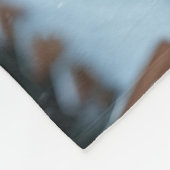 Samoyed Dogs Christmas Snow Holiday Fleecedecke (Ecke)