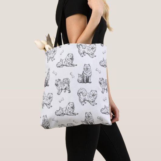 Samoyed Dogs Tasche (Von Nahem)