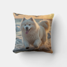 Samoyed Elegant Throw Kissen