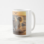 Samoyed Elegante Coffee Tasse (VorderseiteRechts)