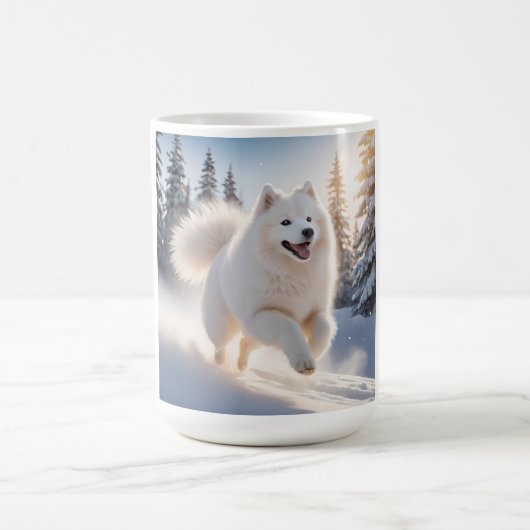 Samoyed Elegante Coffee Tasse (Mittel)
