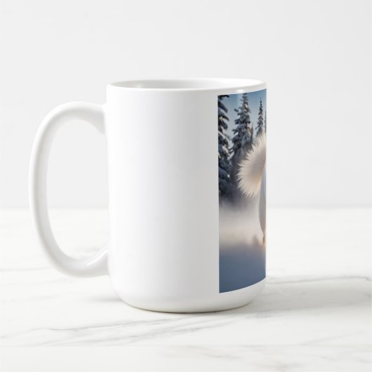 Samoyed Elegante Coffee Tasse (Links)