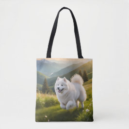 Samoyed Elegante Shoulder Tote Bag Tasche