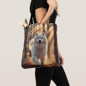 Samoyed Elegante Shoulder Tote Bag Tasche (Von Nahem)