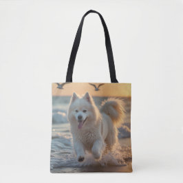 Samoyed Elegante Shoulder Tote Bag Tasche