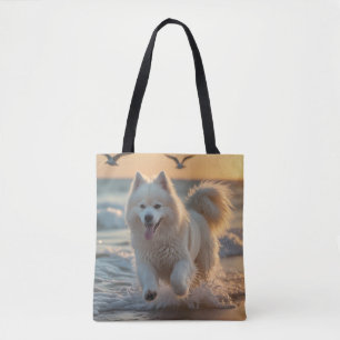 Samoyed Elegante Shoulder Tote Bag Tasche