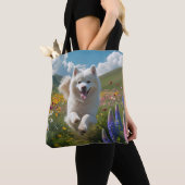 Samoyed Elegante Shoulder Tote Bag Tasche (Von Nahem)