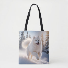 Samoyed Elegante Shoulder Tote Bag Tasche