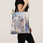 Samoyed Elegante Shoulder Tote Bag Tasche (Von Nahem)