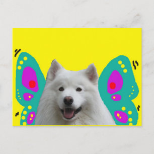 Samoyed Fairy Dogmother Postkarte