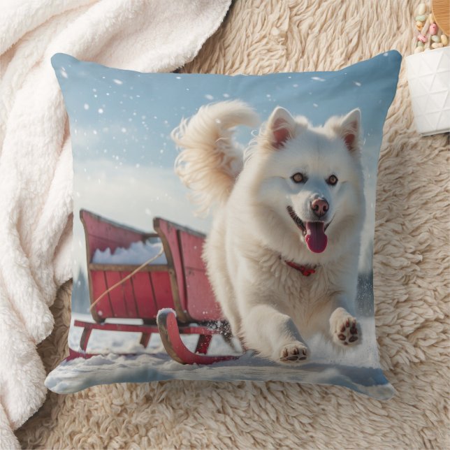 Samoyed Festivals Weihnachten Kissen (Decke)