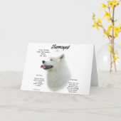 Samoyed-Geschichtsentwurf Karte (Gelbe Blume)