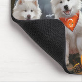 Samoyed Halloween Spooky Mousepad (Ecke)