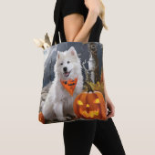Samoyed Halloween Spooky Tasche (Von Nahem)