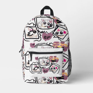 Samoyed Hearts  Bedruckter Rucksack