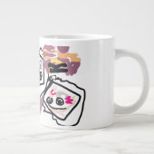 Samoyed Hearts Jumbo-Tasse (Rechts)