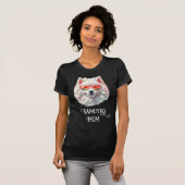 Samoyed Hunde Mama Sonnenbrille T-Shirt (Vorne ganz)