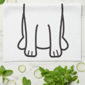 Samoyed-HundeCartoon Handtuch (Gefaltet)