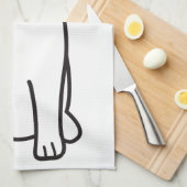 Samoyed-HundeCartoon Handtuch (Viertel Falte)