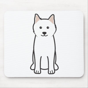 Samoyed-HundeCartoon Mousepad