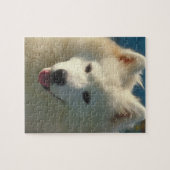 Samoyed-Hundepuzzlespiel Puzzle (Horizontal)