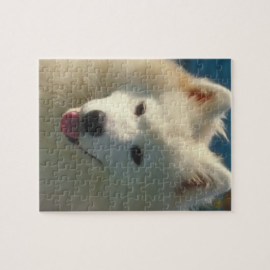 Samoyed-Hundepuzzlespiel Puzzle (Horizontal)