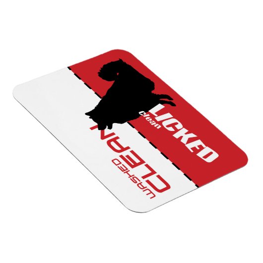 Samoyed Husky Dog Geschirrspüler Magnet - geleckt (Rechte Seite)