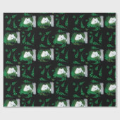 Samoyed in a Garden; Geschenk Wrap Geschenkpapier (Flach)