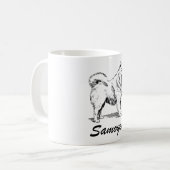 Samoyed Kaffeetasse (Vorderseite Links)