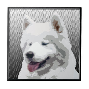 Samoyed-Keramik-Fliese Fliese