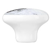 samoyed keramikknauf (Seitenansicht)