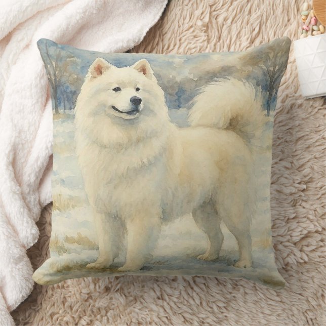 Samoyed Kissen (Decke)