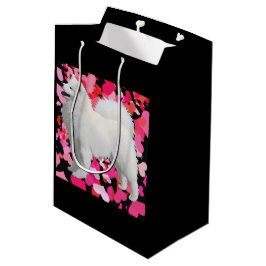 Samoyed-kundenspezifische Geschenk-Tasche - Mittlere Geschenktüte