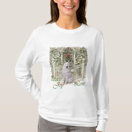 Samoyed Liebhaber Weihnachten T-Shirt