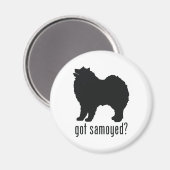 samoyed magnet (Vorderseite/Rückseite)