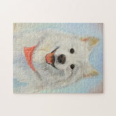 Samoyed-Malerei Puzzle (Horizontal)
