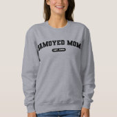 SAMOYED MAMA Dog Mum Custom Birth Year Sweater Sweatshirt (Vorderseite)